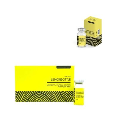 Solución líquida disolvente de grasa de botella de limón unisex para lipólisis