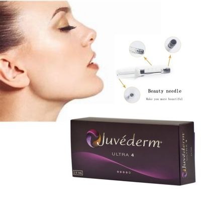 Gel de ácido hialurónico Juvederm Relleno dérmico 6-9 meses Efecto Almacenamiento a temperatura ambiente