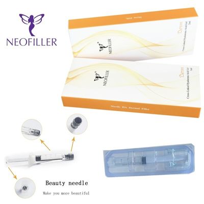 24 mg/ ml de relleno dérmico de ácido hialurónico transparente para inyección facial