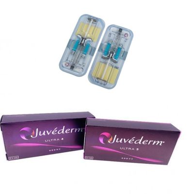 Juvederm Ultra 3 Ultra 4 Voluma Inyección de relleno facial 2* 1 ml para el pliegue nasolabial