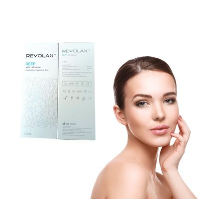 Multa cutánea ácida hialurónica Subq profundo del llenador de Revolax 1.1ml para alisar y llenar