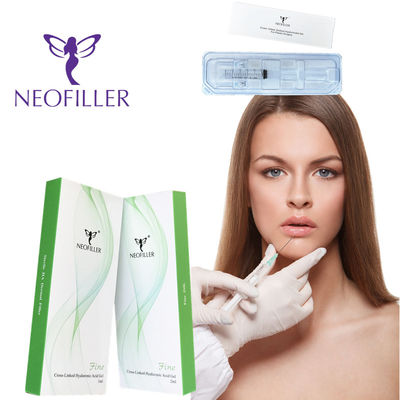Relleno dérmico de neofillador transparente para contornos faciales lisos