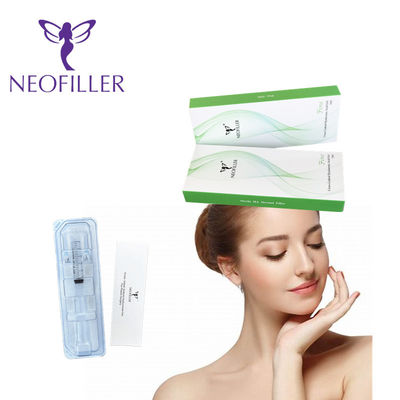 Relleno dérmico de neofillador transparente para contornos faciales lisos