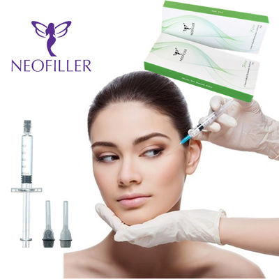 Inyecciones de ácido hialurónico facial transparente seguro para todos los tipos de piel