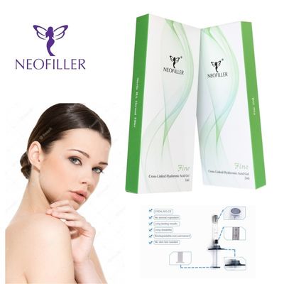 Inyecciones de ácido hialurónico facial transparente seguro para todos los tipos de piel