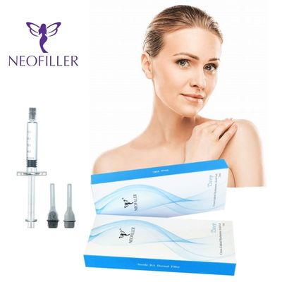 Almacenamiento a temperatura ambiente Agua hialurónica Relleno dérmico 2 ml para piel abundante y radiante