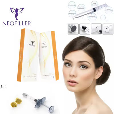 Neofiller 2ml Relleno dérmico de ácido hialurónico Lido Gel inyectable Mejora del rejuvenecimiento facial