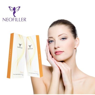 24 mg-ml Ácido hialurónico Relleno dérmico Gel inyectable Inyección facial Mejoramiento de alta concentración