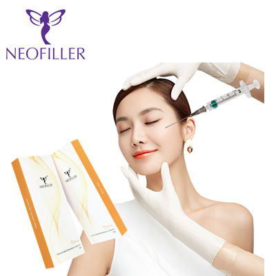 24 mg-ml Ácido hialurónico Relleno dérmico Gel inyectable Inyección facial Mejoramiento de alta concentración