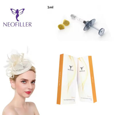 gel inyectable del llenador cutáneo del ácido hialurónico de 1ml aumento natural del rejuvenecimiento facial de 9-12 meses