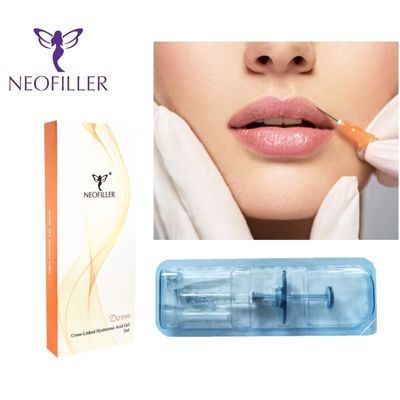 gel inyectable del llenador cutáneo del ácido hialurónico de 1ml aumento natural del rejuvenecimiento facial de 9-12 meses