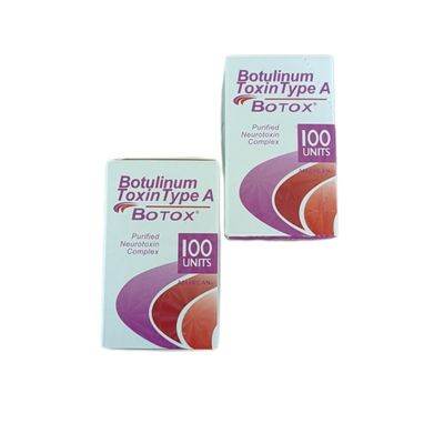 Allergan Botox 100U/ vial Botulinum Toxin en polvo para inyección antiarrugas con almacenamiento y fabricación por fermentación a 2-8°C