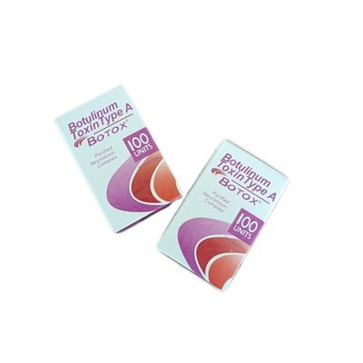 Allergan Botox 100U/ vial Botulinum Toxin en polvo para inyección antiarrugas con almacenamiento y fabricación por fermentación a 2-8°C