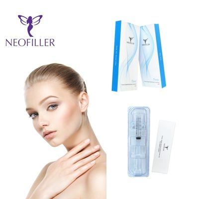 Neofiller 24 mg-ml Relleno dérmico de ácido hialurónico Gel inyectable Reducción de arrugas Mejora facial