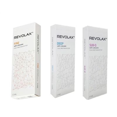 Inyección de relleno dérmico de HA Revolax de 1,1 ml para las arrugas de la frente