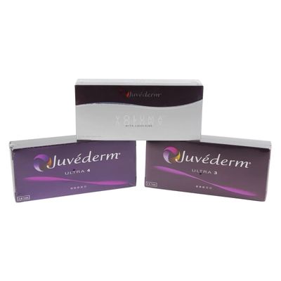 Relleno dérmico inyectable Juvederm Ultra3 Ultra4 Voluma Gel de ácido hialurónico Solución facial antienvejecimiento