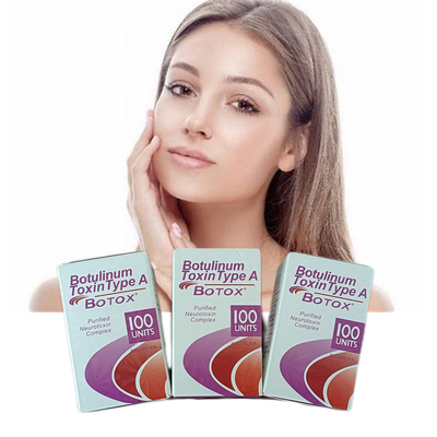 Rellenos dérmicos calientes Botox Anti arrugas faciales Toxina botulínica 100 Unidades