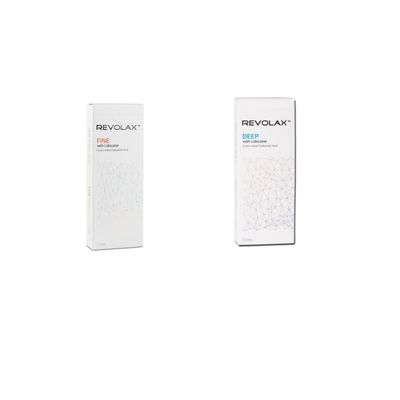 Relleno Dérmico Entrecruzado Revolax Relleno Dérmico Fórmula Inyectable Fine Deep Sub-Q para Reducción de Líneas Faciales y Restauración de Volumen
