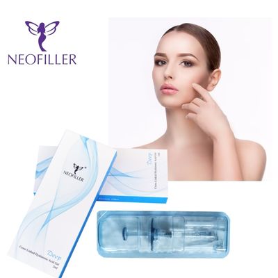 Neofiller 2 ml de ácido hialurónico enlazado cruzado relleno dérmico línea profunda contorno de la nariz gel inyectable para mejorar la apariencia facial