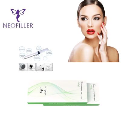 Almacenamiento a temperatura ambiente Ácido hialurónico Relleno dérmico Gel inyectable Apariencia juvenil de larga duración Mejoramiento facial