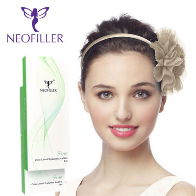 Gel inyectable de relleno dérmico de ácido hialurónico de 5 ml, mejora del rejuvenecimiento facial de longevidad de 9 a 12 meses