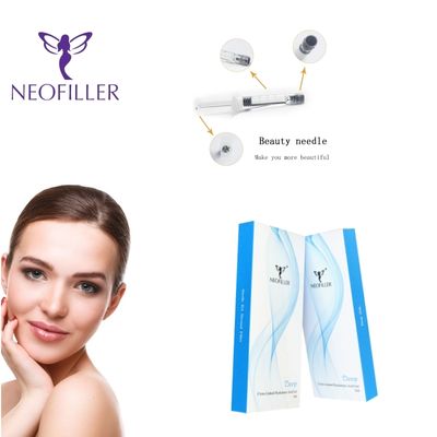 Neofiller Hyaluronic Acid Dermal Filler con 9-12 meses de longevidad y tecnología de enlace cruzado a una concentración de 24 mg/ml