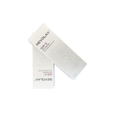 Relleno Dérmico Revolax con Ácido Hialurónico para una Duración de 6-12 Meses y una Vida Útil de 2 Años en Envase de Jeringa