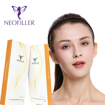 Neofiller 24mg-ml Ácido hialurónico Relleno dérmico Gel inyectable cruzado 9-12 meses Mejora de la longevidad