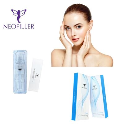 Neofiller Hyaluronic Acid Dermal Filler con 24mg/ml Concentración durante 9-12 meses Durabilidad en gel transparente