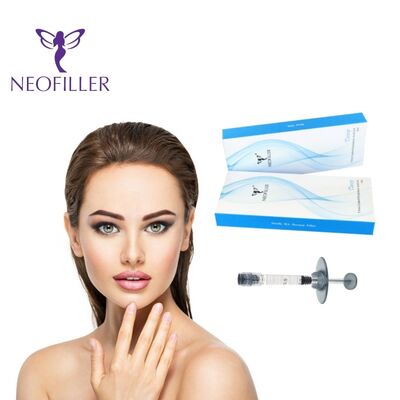 Neofiller 24mg-ml Ácido hialurónico Relleno dérmico Gel inyectable transparente 9-12 meses Mejora de la longevidad