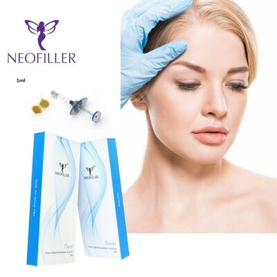 Neofiller 24mg-ml Ácido hialurónico Relleno dérmico Gel inyectable transparente 9-12 meses Mejora de la longevidad