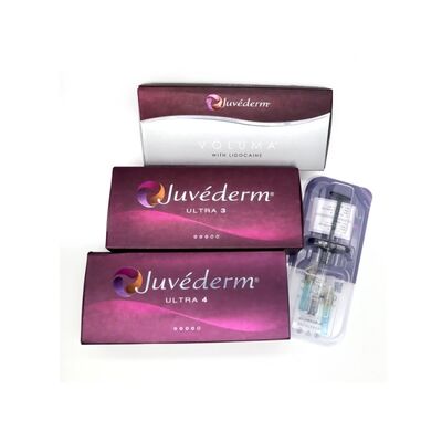 Aumento de labios Juvederm Dermal Filler Solución voluminizadora de larga duración con ácido hialurónico reticulado