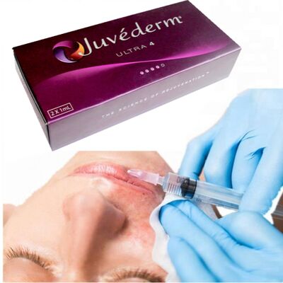 Relleno dérmico Juvederm con ácido hialurónico interconectado para aumentar los labios y obtener resultados duraderos