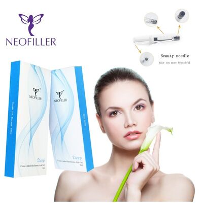 Neofiller 24mg-ml Ácido hialurónico relleno dérmico gel inyectable 9-12 meses longevidad Solución de almacenamiento a temperatura ambiente