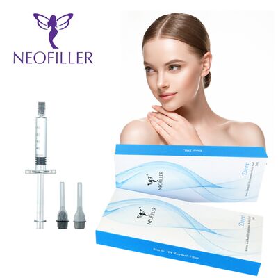 Neofiller 24mg-ml Ácido hialurónico relleno dérmico gel inyectable 9-12 meses longevidad Solución de almacenamiento a temperatura ambiente