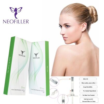 Neofiller Cruzado 24mg-ml Ácido hialurónico Relleno dérmico Gel inyectable 9-12 meses Mejora de la longevidad