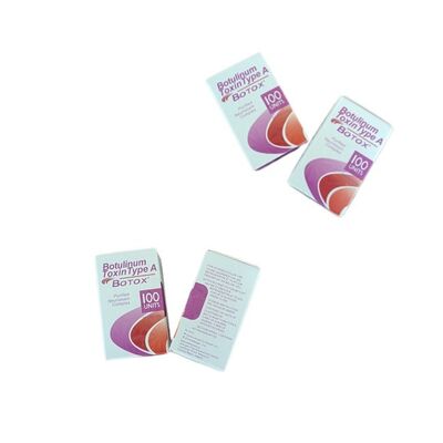 Botox antiarrugas con 100 u/vial de Toxina Botulínica Tipo A en formulación en polvo durante 2 años