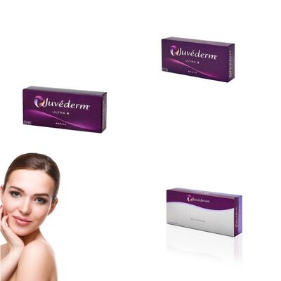 Juvederm Dermal Filler Gel Formulación de origen que ofrece opciones seguras y para mejoras estéticas faciales
