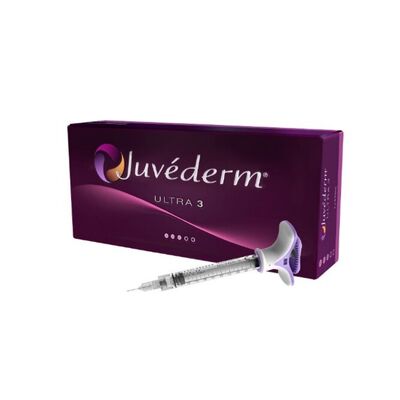 Plumping Juvederm Relleno dérmico Ácido hialurónico Gel inyectable Mejora del contorno del volumen facial