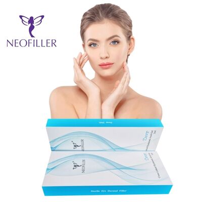 Neofiller 2ml Hyaluronic Acid Dermal Filler 24mg-ml Gel inyectable para aumento del agrandamiento de la cara, nariz y labios