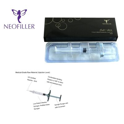 24 mg-ml Ácido hialurónico concentrado Relleno dérmico Inyección hipotérmica Gel inyectable Mejora del volumen de la textura de la piel