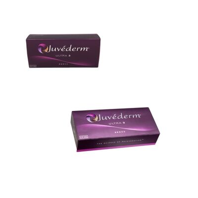 Contour Juvederm Relleno dérmico de ácido hialurónico Gel inyectable de aspecto natural Solución para aumentar el volumen