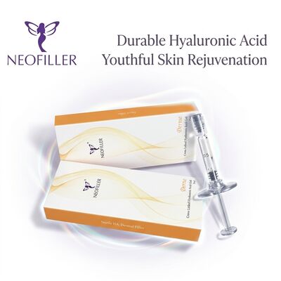 Neofiller Ácido hialurónico interconectado Relleno dérmico Gel inyectable Mejora de labios Formula de rejuvenecimiento facial