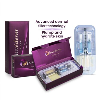 Relleno dérmico Juvederm con ácido hialurónico Adecuado para múltiples áreas faciales y requiere condiciones de almacenamiento Evite la congelación