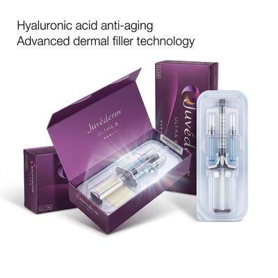 Formulación en gel de relleno dérmico Juvederm de origen estadounidense con opciones de envío de DHL UPS FEDEX para una distribución perfecta