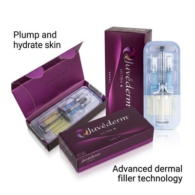 Gel Juvederm Dermal Filler antiarrugas producto diseñado para suavizar las arrugas y mejorar el contorno facial para profesionales.