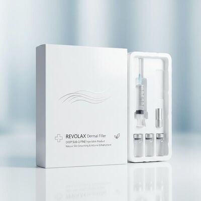 Antienvejecimiento Revolax Dermal Filler Deep Sub-q Producto inyectable fino OEM para el suavizado natural de la piel y el aumento del volumen