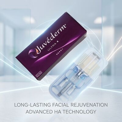 Formulación de gel Juvederm Dermal Filler 2 veces 1 ml de volumen de profundidad de inyección hipodérmica adecuado para aplicaciones cosméticas médicas