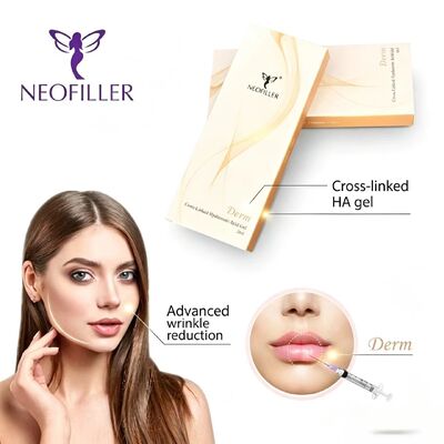 Neofiller de 2 años de validez Ácido hialurónico Relleno dérmico fácil de operar Gel inyectable Mejora del contorno facial