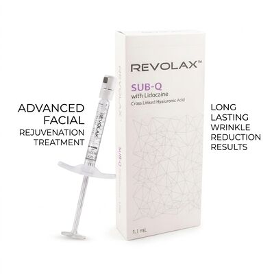 24 mgml Revolax Dermal Filler Injecciónprofundidad De media a profunda concentración en la dermis 20 mgml Solución para aumento del volumen facial